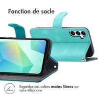 imoshion Etui de télephone portefeuille avec cordon Samsung Galaxy A17 (5G) / (4G) - Turquoise
