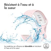 imoshion Bracelet Sport⁺ en silicone Fitbit Charge 5 / 6 - Pink & White