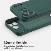 imoshion Coque Couleur avec MagSafe Apple iPhone 17 Pro Max - Vert foncé