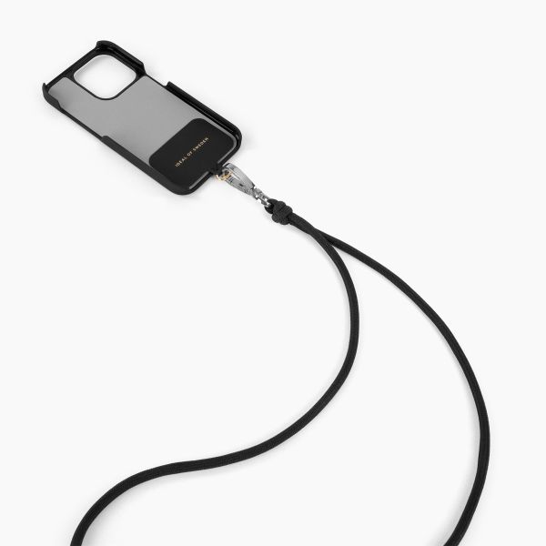 iDeal of Sweden Phone Cord Strap Universal - Coal Black