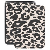 imoshion Design Slim Hard Case Sleepcover Kobo Clara Colour / BW - Leopard