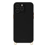Selencia Coque arrière Rivièra avec MagSafe avec crochets amovibles Apple iPhone 14 Pro - Velvet Black