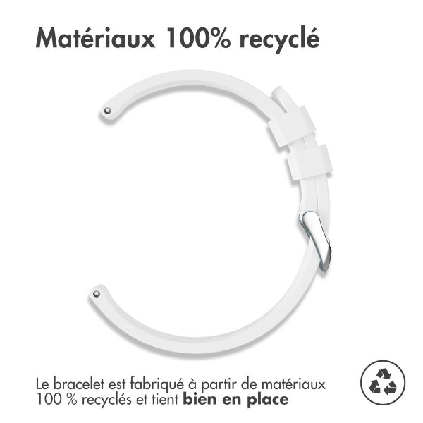 imoshion Bracelet silicone  - Connexion universelle 22 mm - Blanc