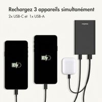 imoshion Ultra Series Aluminium Batterie externe 20.000 mAh - Charge rapide jusqu'à 33 watts - Black