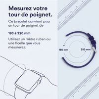 Fitbit Bracelet Leather Fitbit Versa / Versa 2 / Versa Lite - Taille L - Cognac