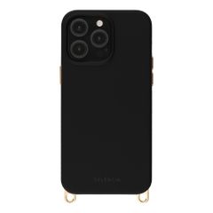 Selencia Coque arrière Rivièra avec MagSafe avec crochets amovibles Apple iPhone 13 Pro - Velvet Black