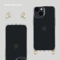 Selencia Coque arrière avec crochets amovibles Apple iPhone 14 - Transparent
