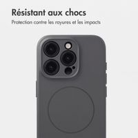 Accezz Coque Grip avec MagSafe Apple iPhone 15 Pro - Gris