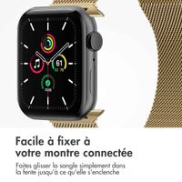 imoshion Bracelet magnétique milanais Apple Watch | 38/40/41/42 mm - Taille M - Retro Gold