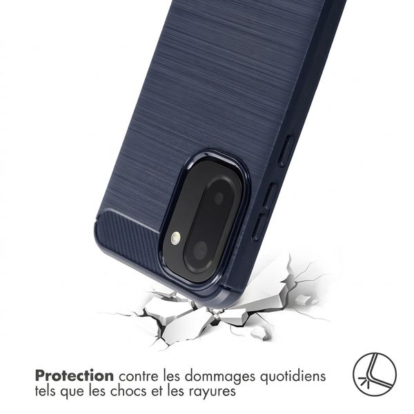 imoshion Coque Brushed OnePlus 15R - Bleu foncé