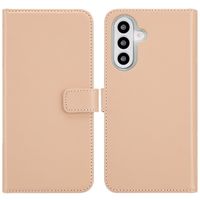 Selencia Étui portefeuille en cuir véritable Samsung Galaxy A26 - Dusty Pink