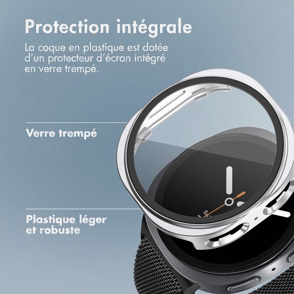 imoshion Coque rigide à couverture complète Samsung Galaxy Watch 8 (44 mm) - Argent