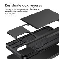 imoshion Coque arrière avec porte-cartes Apple iPhone 14 Plus - Noir