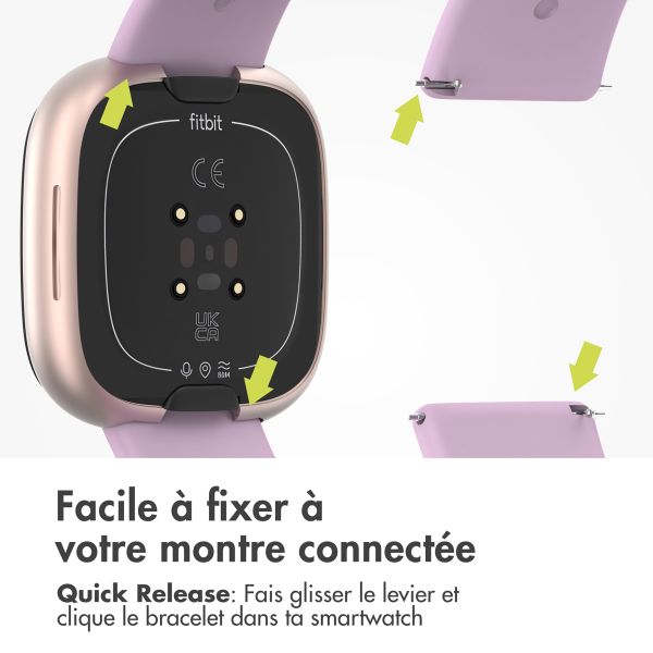 imoshion Bracelet silicone Fitbit Versa / Versa 2 / Versa Lite - Taille S - Rose Poudré