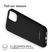imoshion Coque Couleur Apple iPhone 15 Plus - Noir