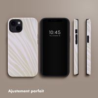 Selencia Coque arrière Vivid avec MagSafe Apple iPhone 14 - Nature Light Brown