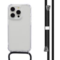 imoshion Coque arrière transparente avec cordon Apple iPhone 15 Pro - Noir