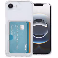 imoshion Coque silicone avec porte-cartes Apple iPhone 17e / 16e - Transparent
