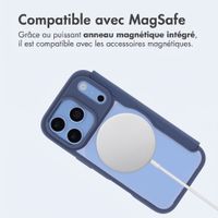 imoshion Bookcase transparente avec MagSafe Apple iPhone 18 Pro Max / 17 Pro Max - Bleu