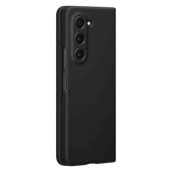 Samsung Coque éco-cuir originale Samsung Galaxy Z Fold 5 - Gris foncé