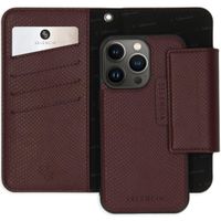 Selencia Etui portefeuille serpent amovible 2-en-1 Llyr Apple iPhone 13 Pro - Rouge foncé