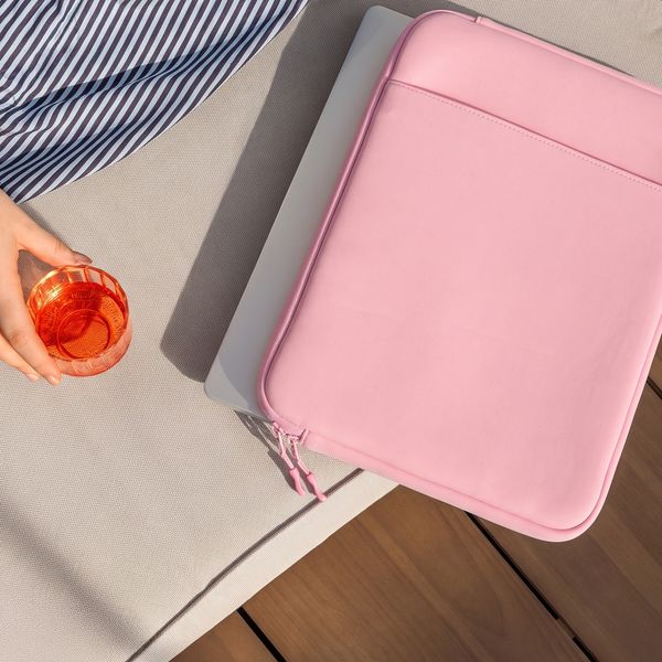 imoshion Pochette ordinateur avec compartiment 14 pouces - Candy Pink