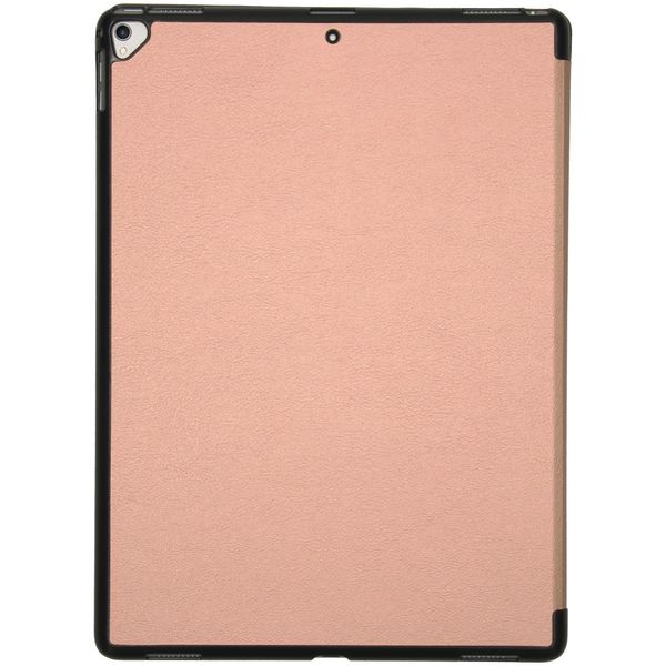 imoshion Coque tablette Trifold Apple iPad Pro 12.9 (2017) / Pro 12.9 (2015) - Rose Doré
