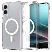 Spigen Coque Ultra Hybrid MagSafe Samsung Galaxy S25 Edge - Clear / White