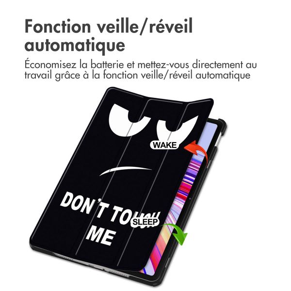 imoshion Coque tablette Design Trifold Xiaomi Redmi Pad Pro / POCO Pad - Don't touch