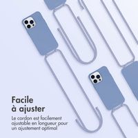 imoshion Coque de couleur avec cordon amovible Apple iPhone 14 Pro Max - Ash Blue