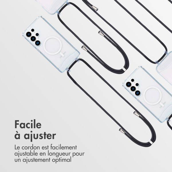 imoshion Coque MagSafe avec cordon amovible Samsung Galaxy S24 Ultra / S25 Ultra - Transparent