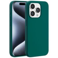 Accezz Coque Liquid Silicone avec MagSafe Apple iPhone 15 Pro - Forest Green