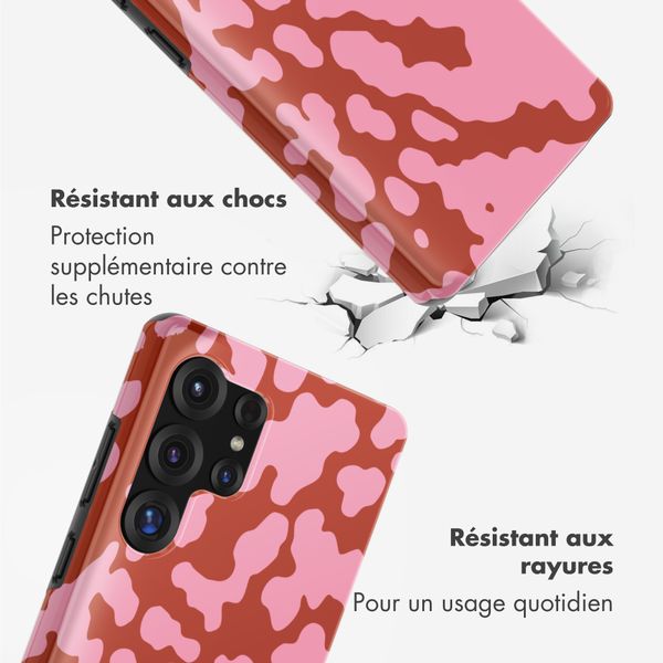 Selencia Coque arrière Vivid Samsung Galaxy S25 Ultra - Moo’d Blush Pink