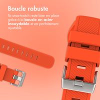 imoshion Bracelet en silicone flexible  - Connexion universelle 20 mm - Orange