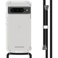 imoshion Coque arrière transparente avec cordon Google Pixel 7 Pro - Noir