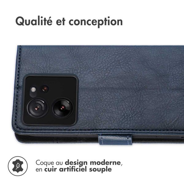 imoshion Étui de télephone portefeuille de luxe Xiaomi 13T / 13T Pro - Bleu foncé
