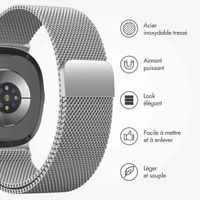 imoshion Bracelet magnétique milanais Samsung Galaxy Watch 8 (40/44mm) / Classic (46mm) - Argent