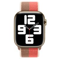 Apple Bracelet Sport Loop Apple Watch | 44/45/46/49 mm - Pink Pomelo/Tan