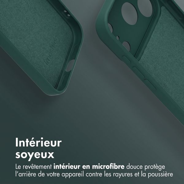 imoshion Coque Couleur avec MagSafe Apple iPhone 18 Pro / 17 Pro - Vert foncé