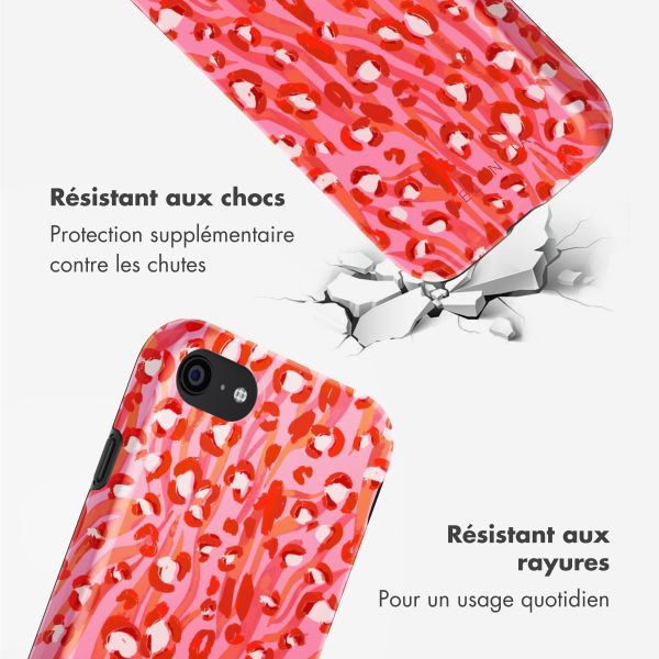 Selencia Coque arrière Vivid Apple iPhone SE (2022 / 2020) / 8 / 7 - Wild Spots Lipstick