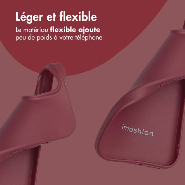 imoshion Coque Couleur Apple iPhone 15 - Wine Red