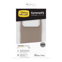 OtterBox Coque en cuir de cactus Symmetry MagSafe Apple iPhone 17 Pro - Light Grey