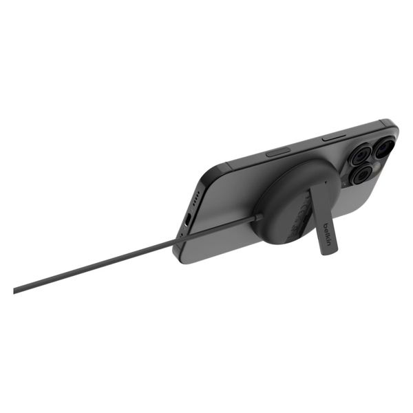 Belkin BoostCharge Pro Station de Charge Sans Fil Magnétique 15W - MagSafe et Qi2 - Noir