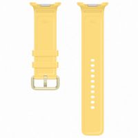 Samsung Bracelet Sport original Samsung Galaxy Watch 9 (40/44mm) / Watch 8 (40/44mm) / Classic (46mm) - Taille M/L - Jaune