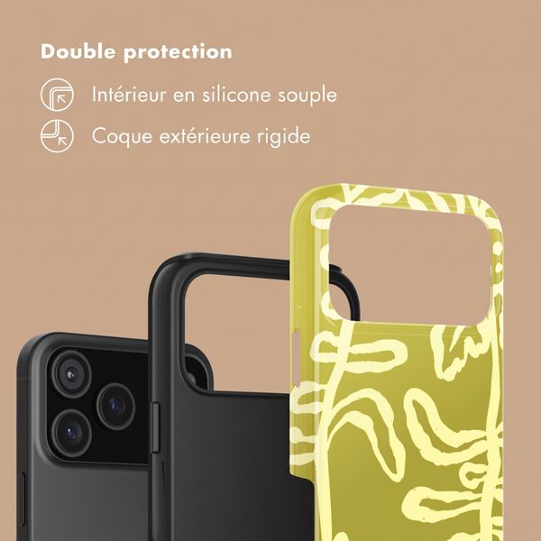 Selencia Coque arrière Vivid Apple iPhone 18 Pro Max / 17 Pro Max - Chalky Bloom