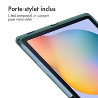 imoshion Coque tablette rigide Trifold Samsung Galaxy Tab S6 Lite (2020/2022/2024)  - Vert
