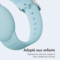 imoshion Bracelet AirTag pour enfants - Étui pour Apple AirTag - Taille unique - Denim Blue