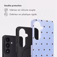 Selencia Coque arrière Vivid Samsung Galaxy S26 - Happy Dots Digital Sky