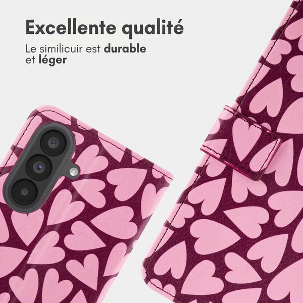 imoshion Étui de télephone portefeuille Design Samsung Galaxy A57 (5G) - Hearty Blush