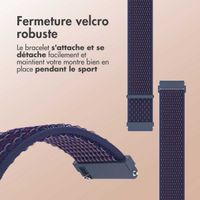 imoshion Bracelet en nylon  - Connexion universelle 22 mm - Indigo